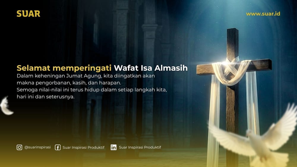 Selamat memperingati Wafat Isa Almasih