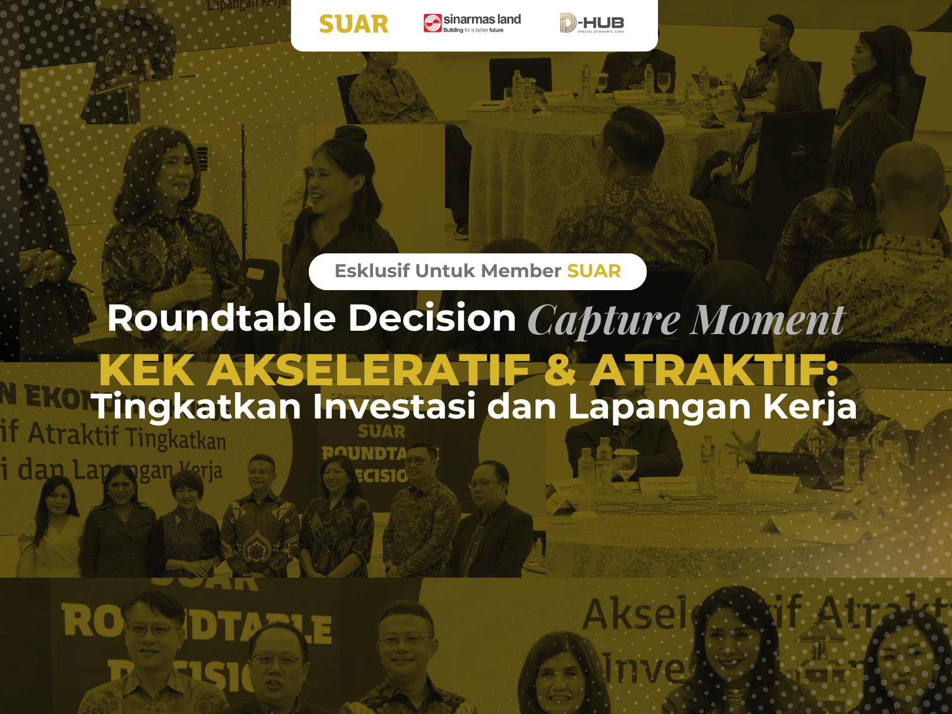 Gallery Resmi – Dokumentasi Acara Roundtable Decision SUAR "KEK Akseleratif Atraktif" 02 Desember 2025
